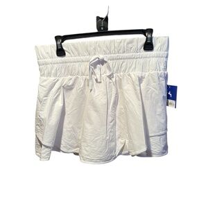 Joy Lab Women's Athletic Tennis Golf Skort in White Medium NWT